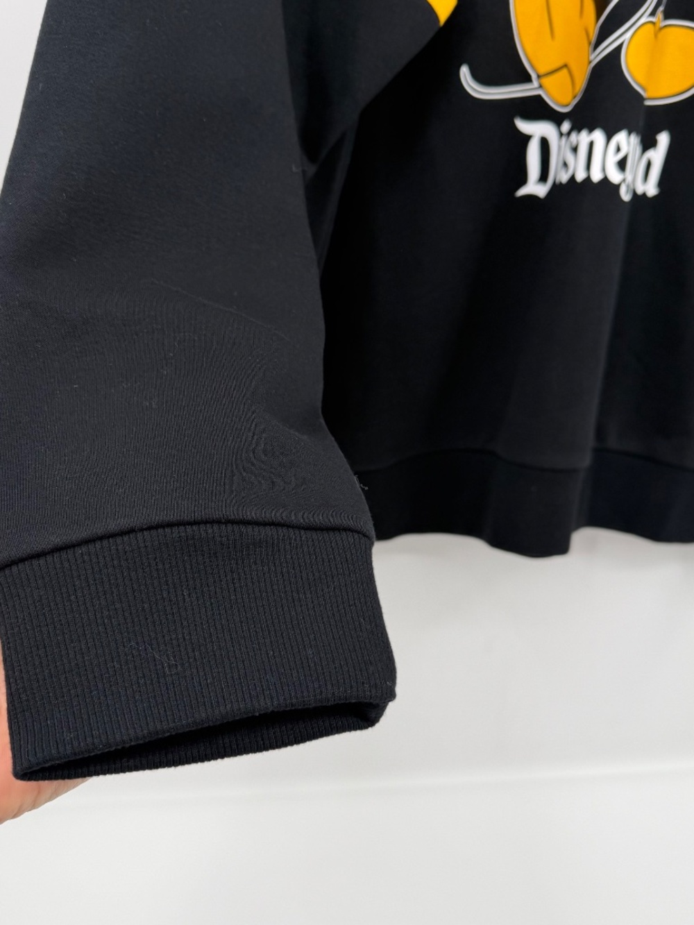 Disney Mickey Mouse Sweatshirt Adult XXL Black Disneyland Crew Neck Classic - Picture 2 of 11